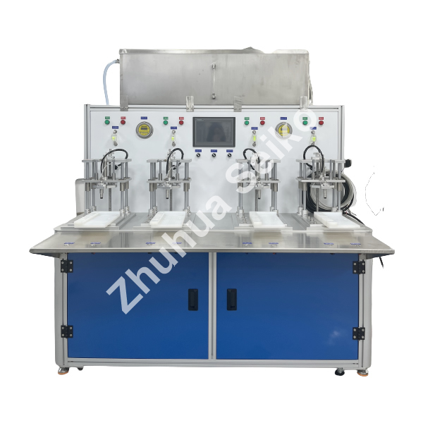 Four-station automatic water injection machine