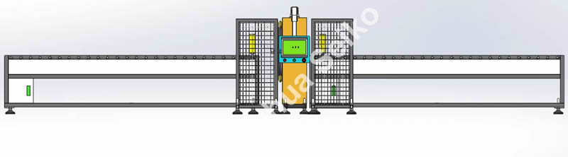 Building materials packaging machine
