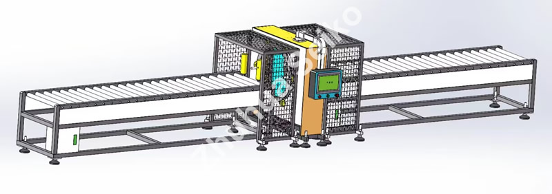 Building material packaging machine